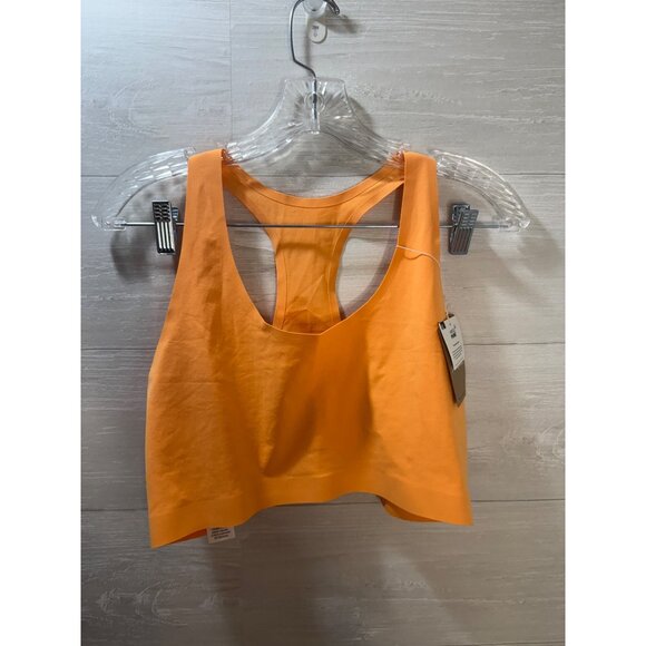 Patagonia Orange Nulu‎ Fabric High-Neck Energy Bra Tank Top Size 4 - Picture 4 of 8